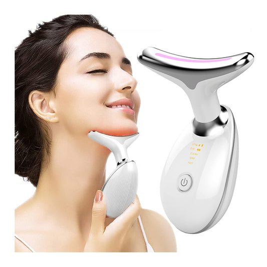 Masajeador de cuello y cara con microcorriente